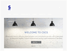 Tablet Screenshot of cscspl.com